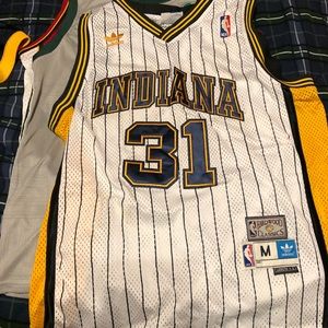 Reggie Miller Pinstripe Jersey